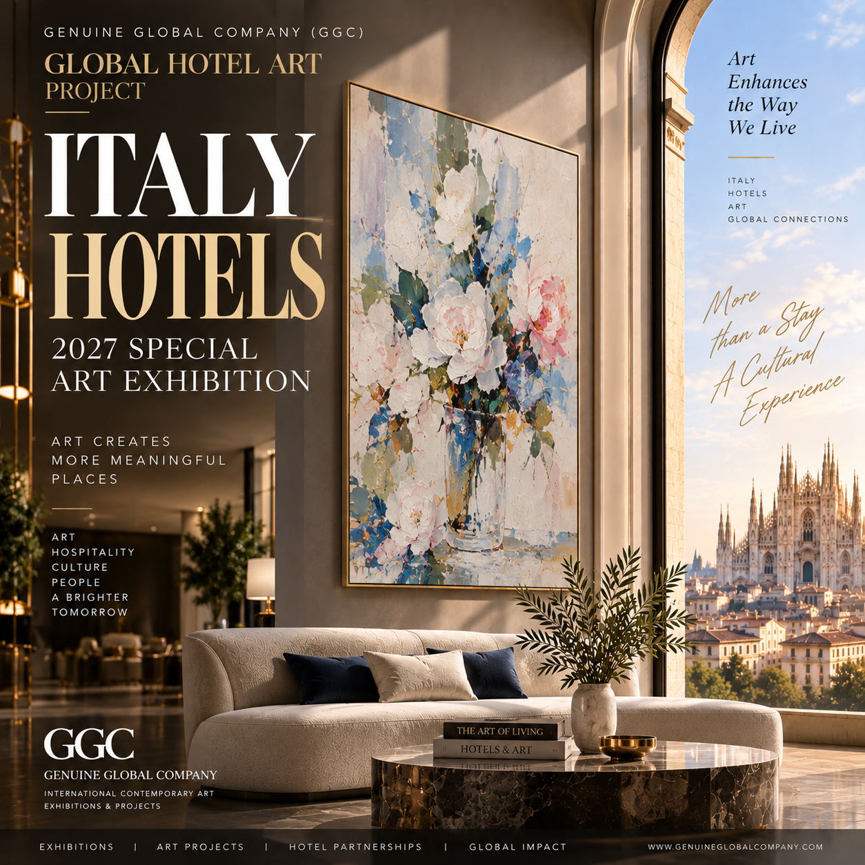 ITALY - HOTEL SPECIAL ART EXHIBITION 2027 by Genuine Global Company